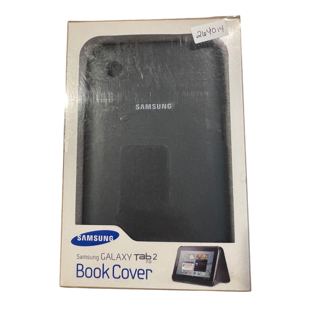 Samsung Galaxy Tab 2 7.0 Book Cover Case Black EFC-1G5NGECXEA New